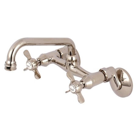 Essex KS113PN 6-Inch Adjustable Center Wall Mount Kitchen Faucet KS113PN